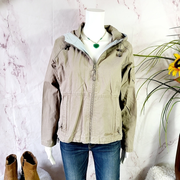 Cabelas Women's Beige Jacket - Picture 1 of 7